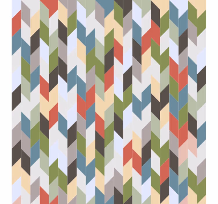 Behang geometrisch haringbeen spectrum - TenStickers