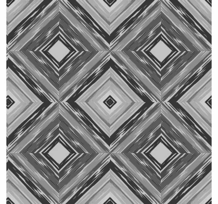 Behang geometrisch diamant illusie - TenStickers