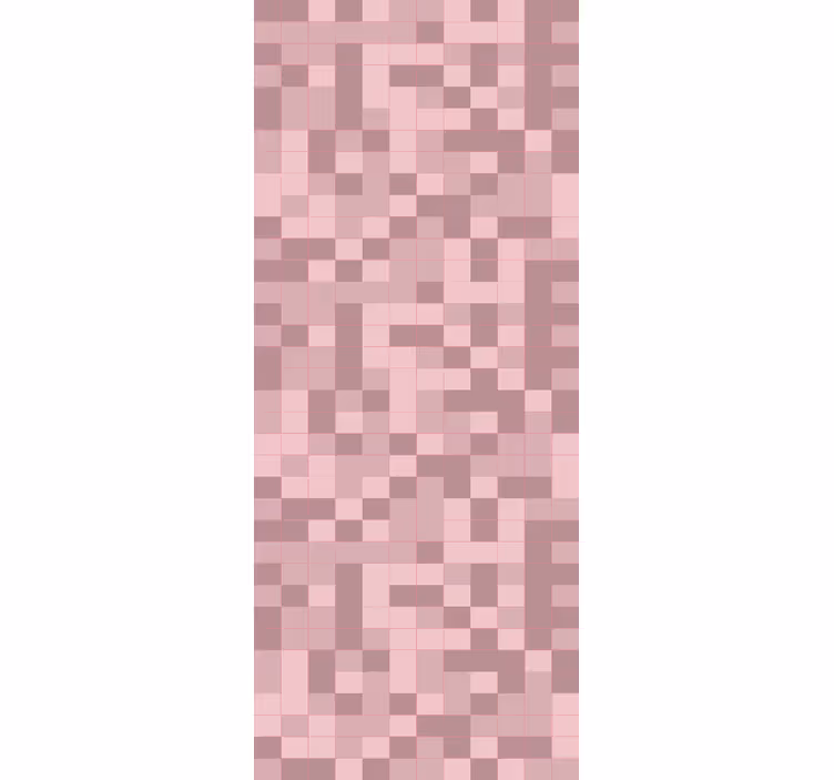 Behang geometrisch pixelcamouflage - TenStickers
