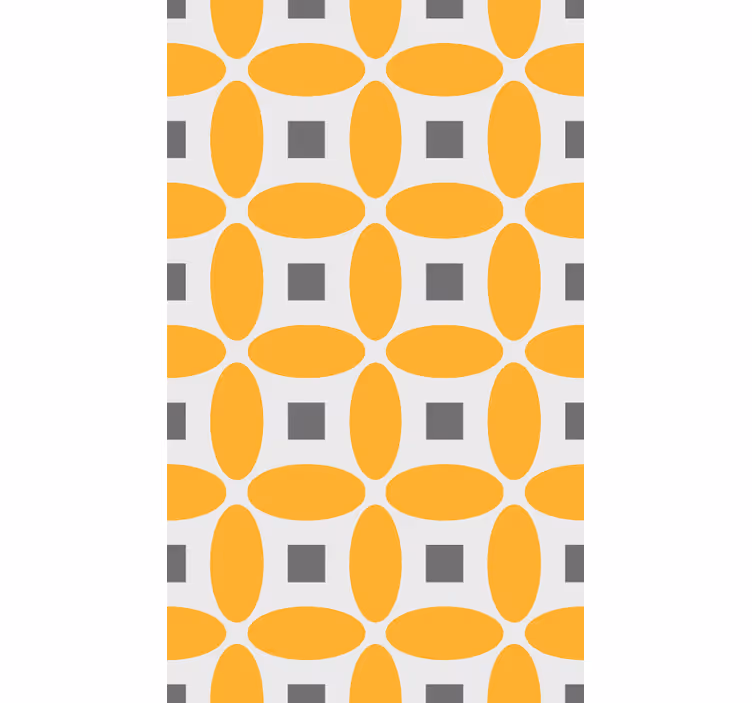 Behang geometrisch met geometrische cirkels - TenStickers