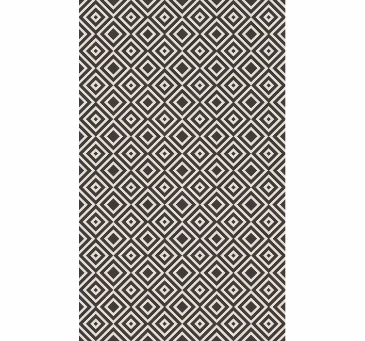Behang geometrisch met diamantpatroon - TenStickers