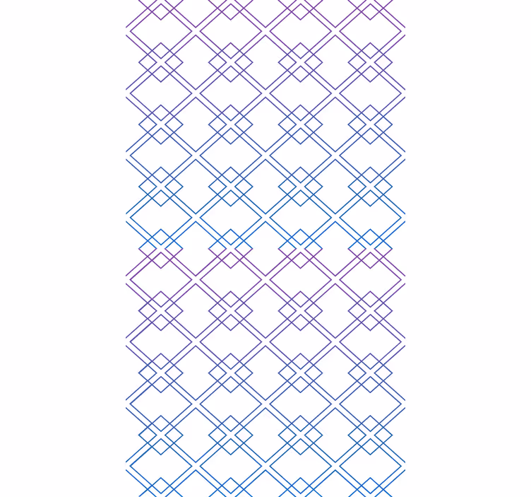 Behang geometrisch diamanten en lijnen - TenStickers