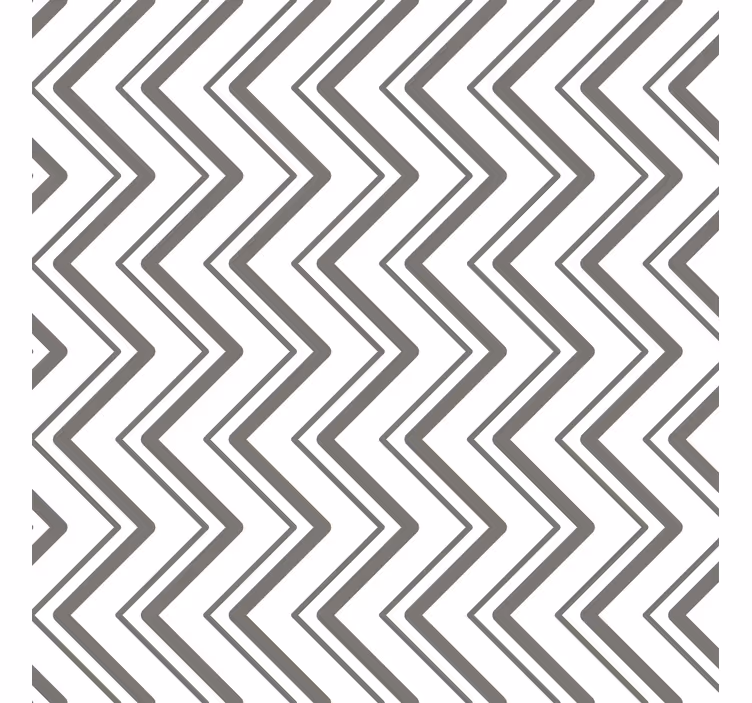 Behang geometrisch chevronpatroon stijl - TenStickers