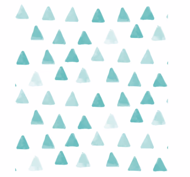 Behang geometrisch met driehoekige motieven - TenStickers