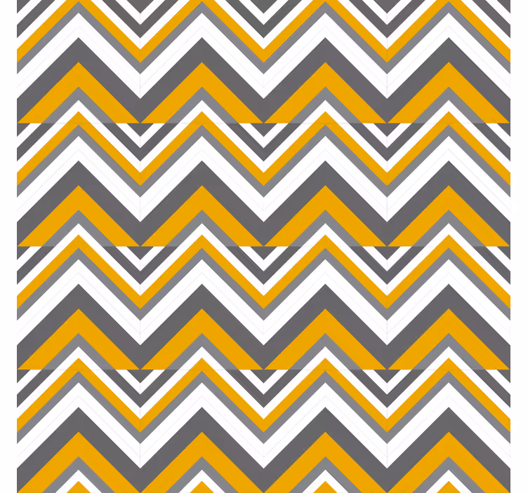 Behang geometrisch chevron streep motief - TenStickers