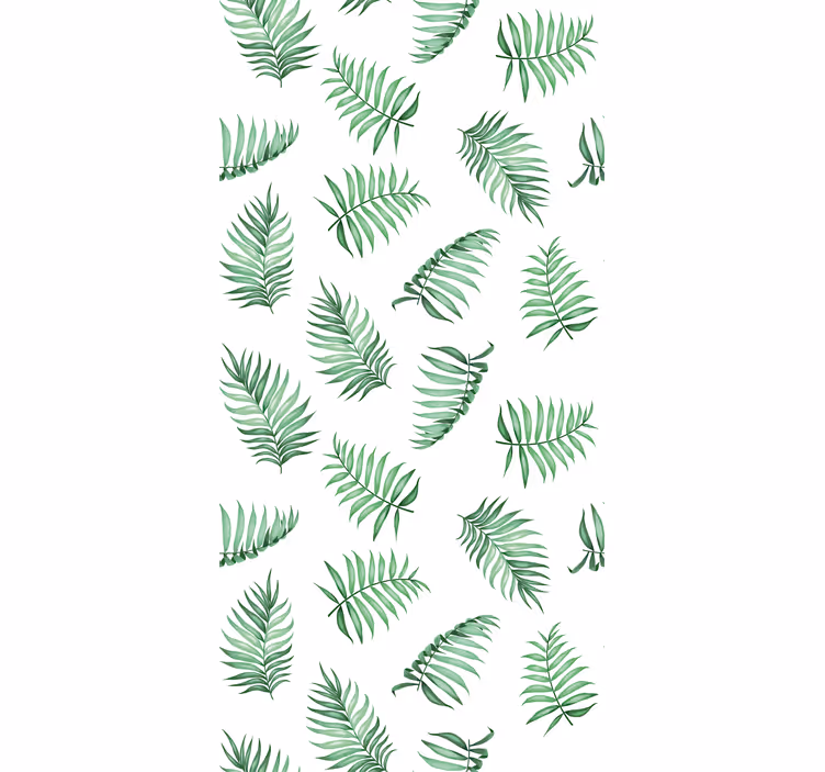 Fotobehang natuur groene palmbladeren - TenStickers