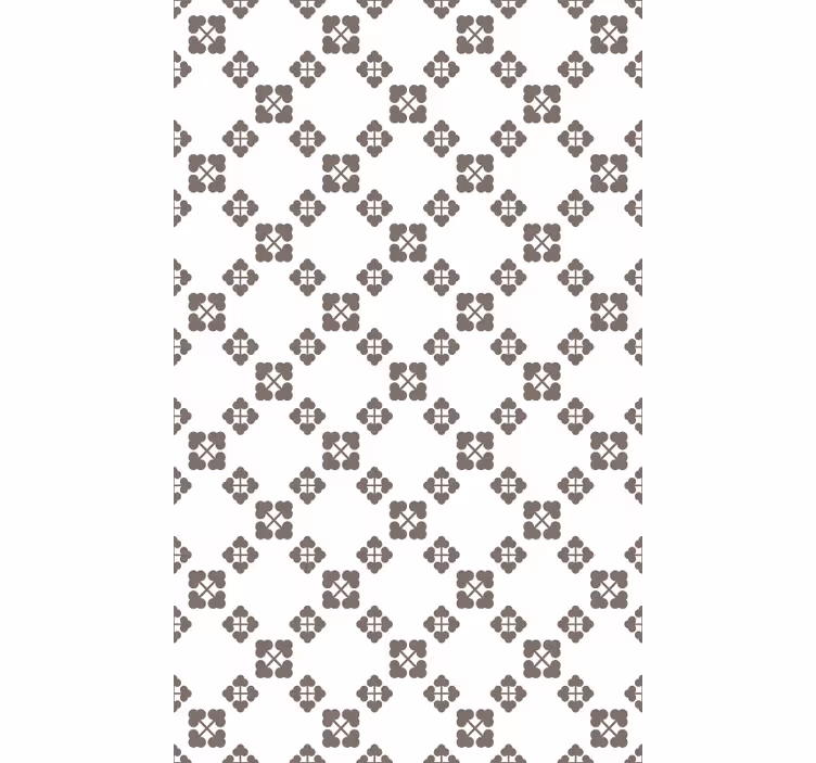 Fotobehang natuur beige klavertjes vier ontwerp - TenStickers