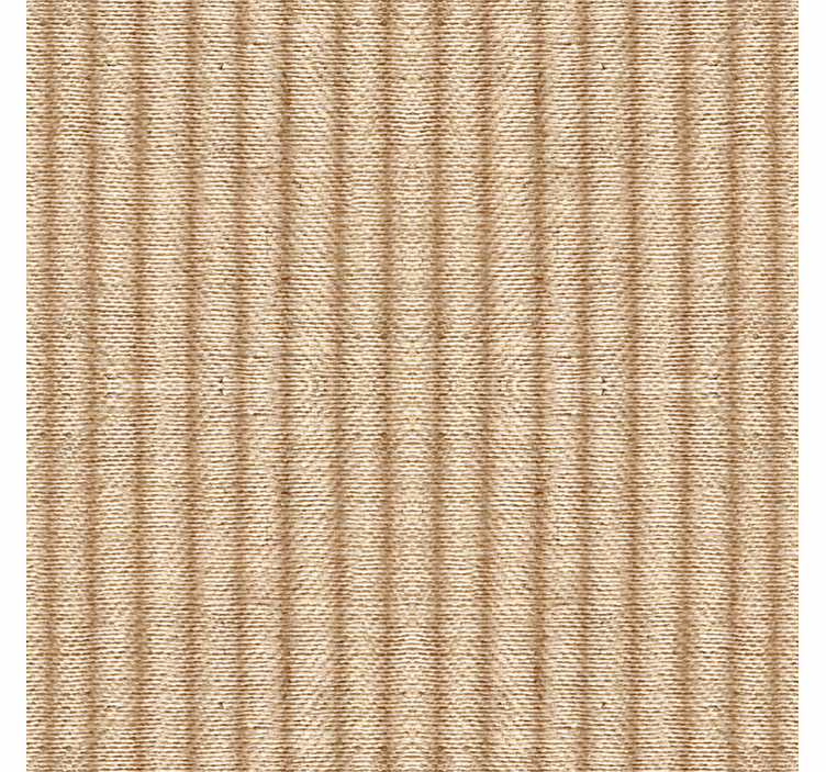 Slaapkamer behang bruin realistisch jute - TenStickers