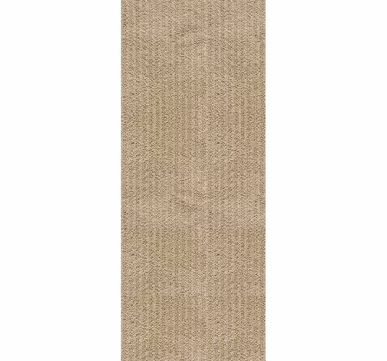 Behangpapier hoofdslaapkamer monokleurig beige stof - TenStickers