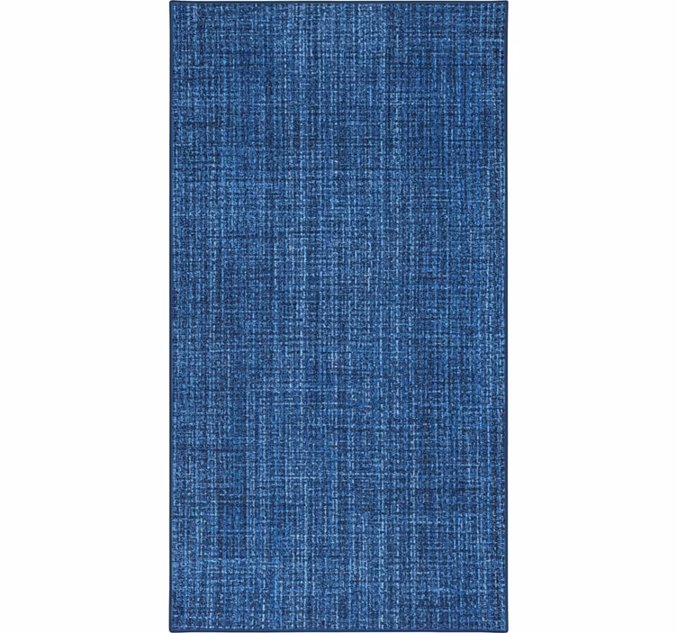 Behang andere patronen blauw stoffen effect - TenStickers