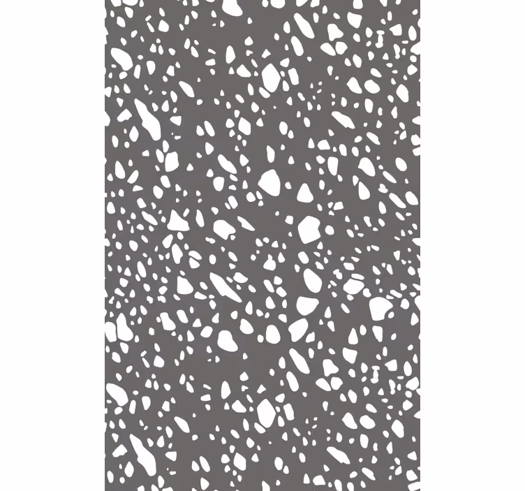 Behang andere patronen grijs en wit terrazzo - TenStickers