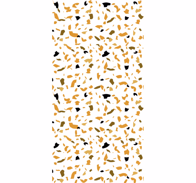 Behang andere patronen warme kleuren terrazzo stijl - TenStickers