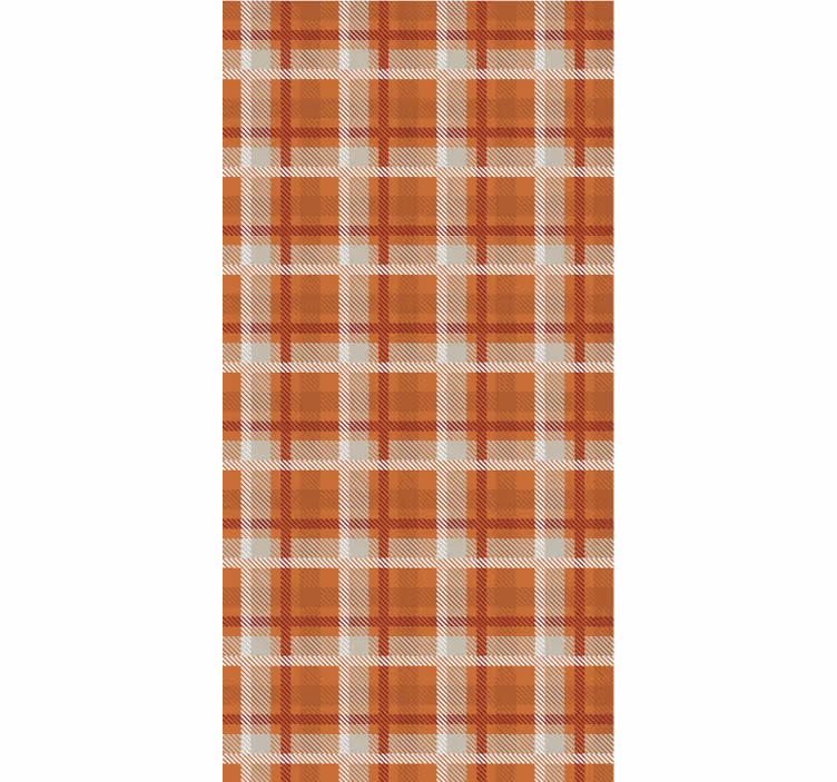 Slaapkamer behang hoofdslaapkamer herfst ruitpatroon - TenStickers