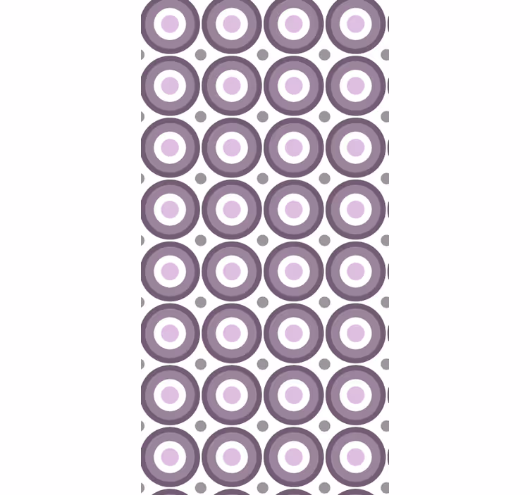 Behang andere patronen lilac jaren 70 stijl - TenStickers