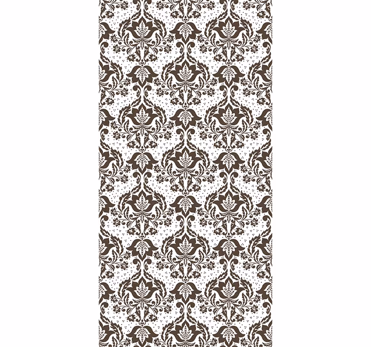 Vintage behang barok patroon - TenStickers