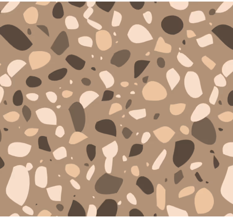 Bakstenen behang abstract kiezel - TenStickers