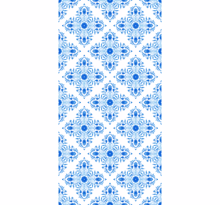 Behang tegels fontaine blauw tegel effect - TenStickers