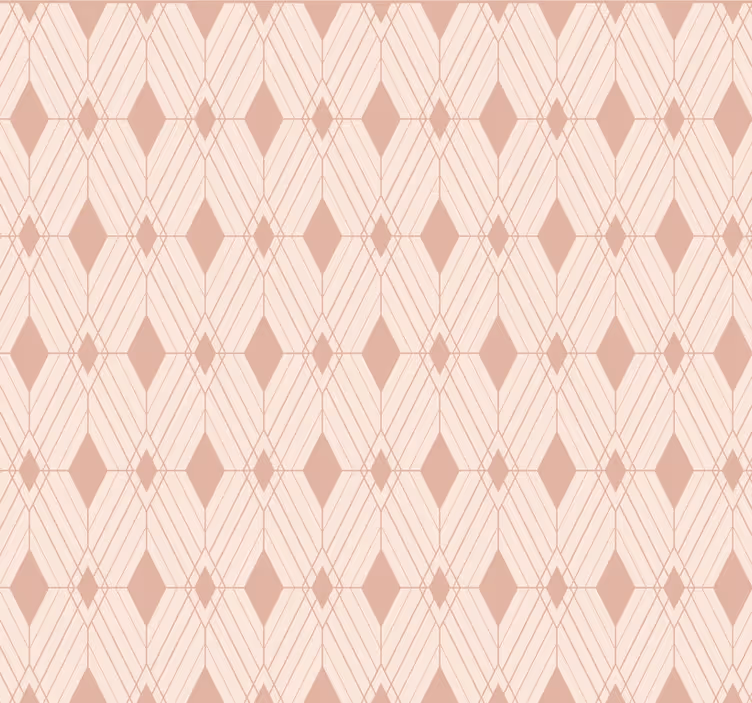 Behang tegels art deco pastel diamanten - TenStickers