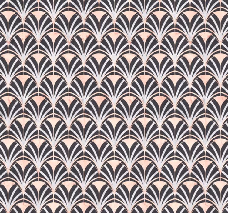 Behang tegels art deco marmer effect patroon - TenStickers