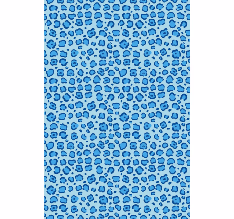 Behangpapier kinderkamer blauw gestippeld patroon - TenStickers