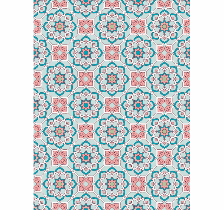 Behangpapier gang in granny chic stijl - TenStickers