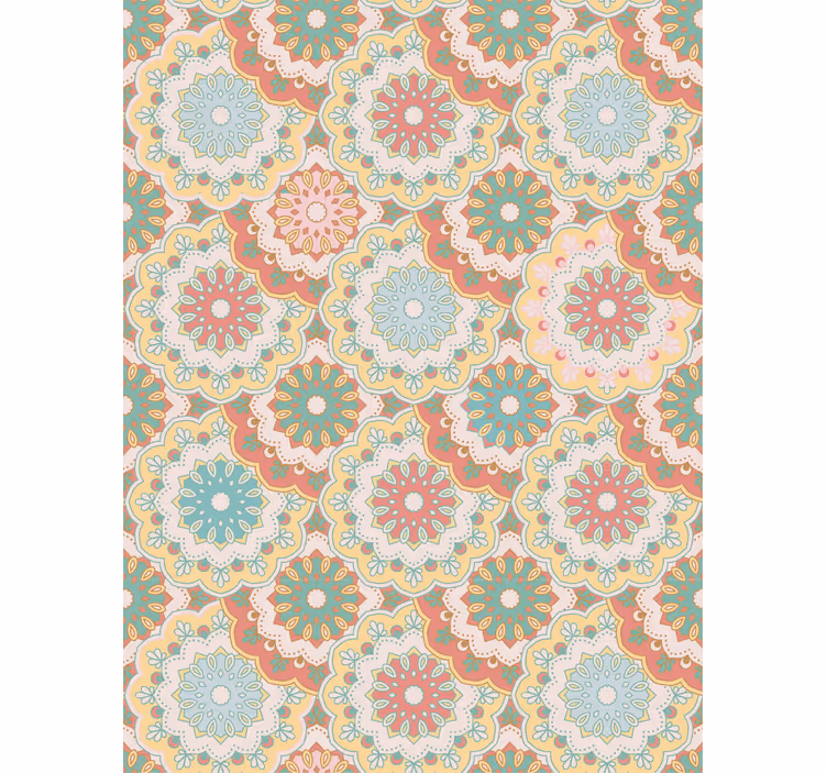 Behangpapier gang stof "granny chic" - TenStickers