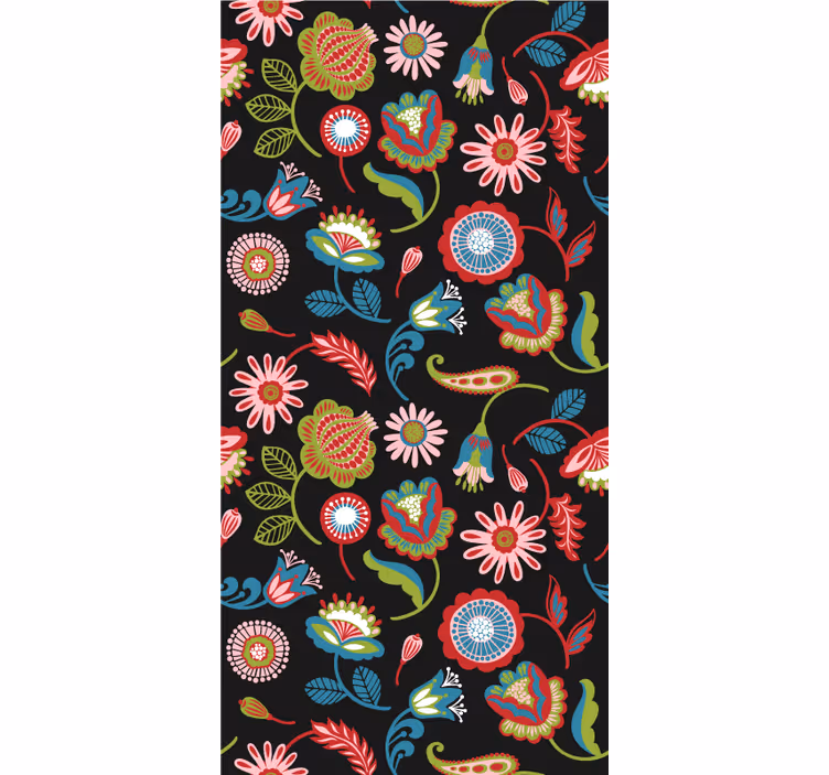 Behangpapier gang elegante botanische motieven - TenStickers