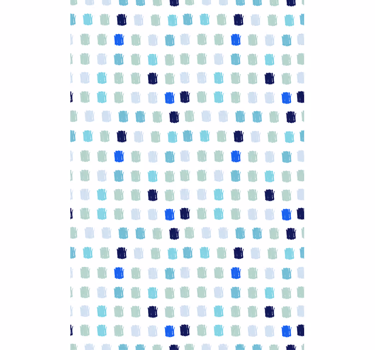 Behang scandinavië verfslierten in verschillende blauwtinten - TenStickers