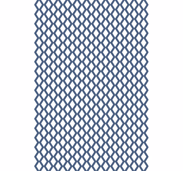 Behang print geometrisch lattice patroon - TenStickers