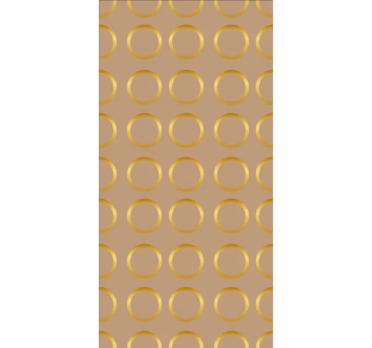 Behang print geometrisch cirkelthema - TenStickers