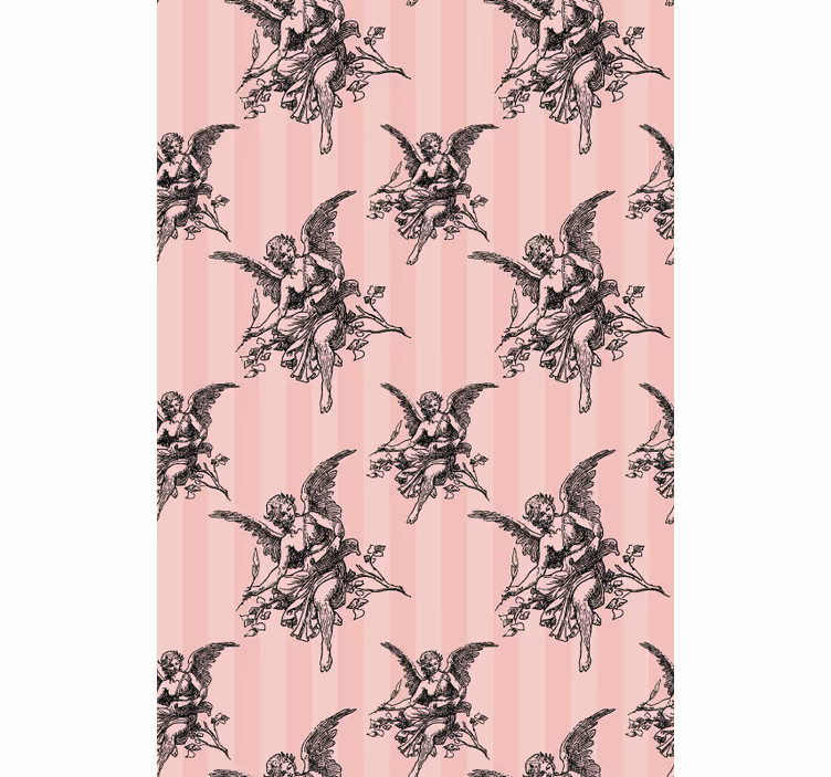 Klassiek behang toile de jouy patroon kunstdesign - TenStickers