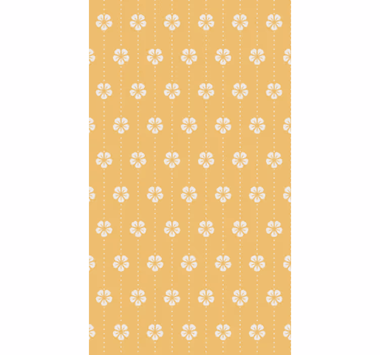 Behang woonkamer elegant bloemenpatroon - TenStickers