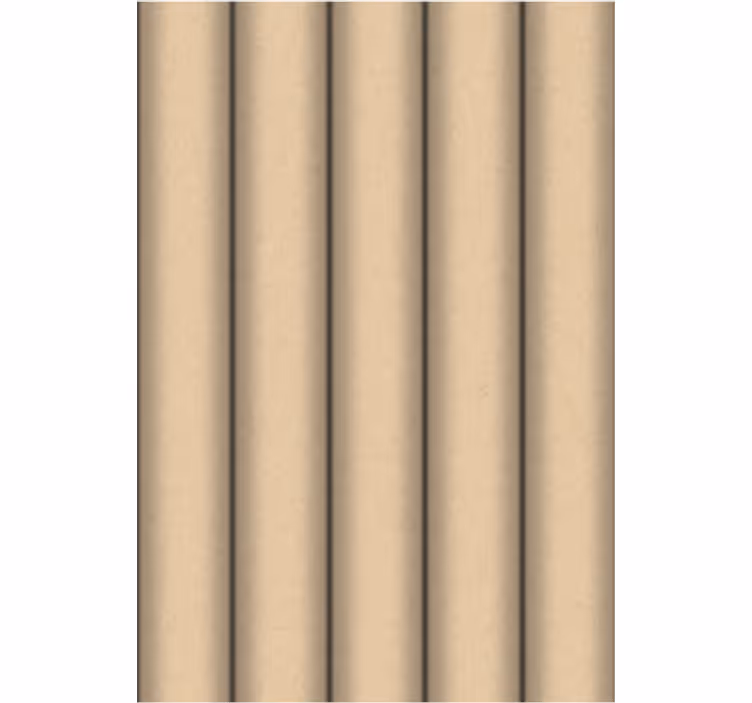 Behang woonkamer bruin buis minimalistisch patroon - TenStickers