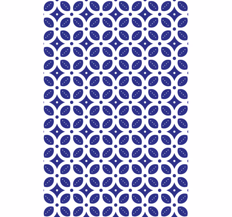 Behang woonkamer geometrisch patroon overlay - TenStickers