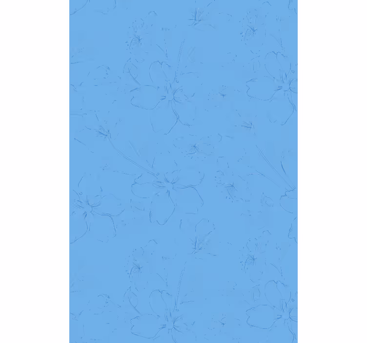 Behang woonkamer botanisch geïnspireerd oppervlak - TenStickers