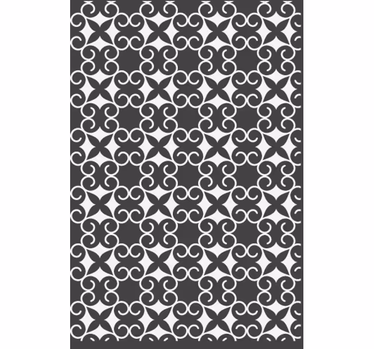 Behang woonkamer elegant patroon mat - TenStickers