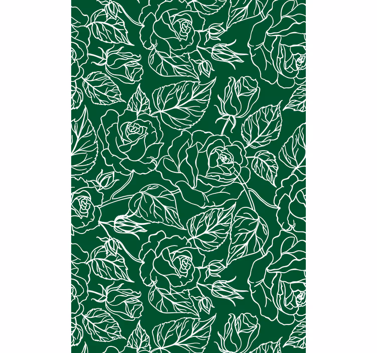 Behang woonkamer elegante botanische schikking - TenStickers