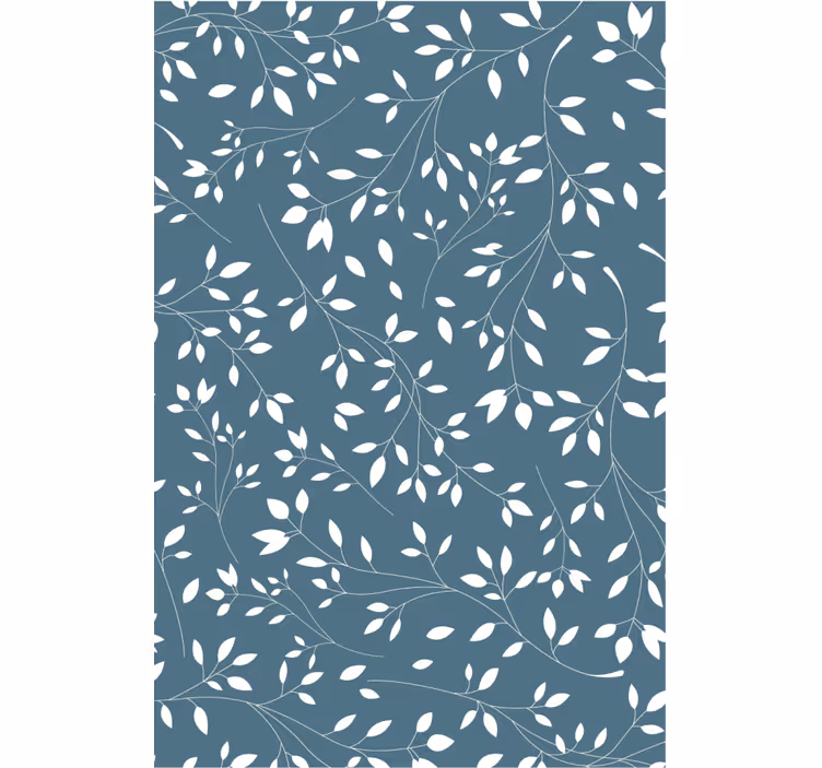 Behang woonkamer lush leaf patroon - TenStickers