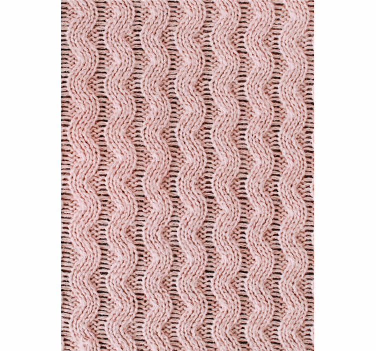 Behang woonkamer golfpatroon tafellaken - TenStickers