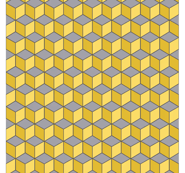 Behang geometrisch pantone vierkanten - TenStickers
