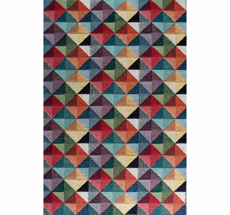 Behang geometrisch met geometrische vormen - TenStickers