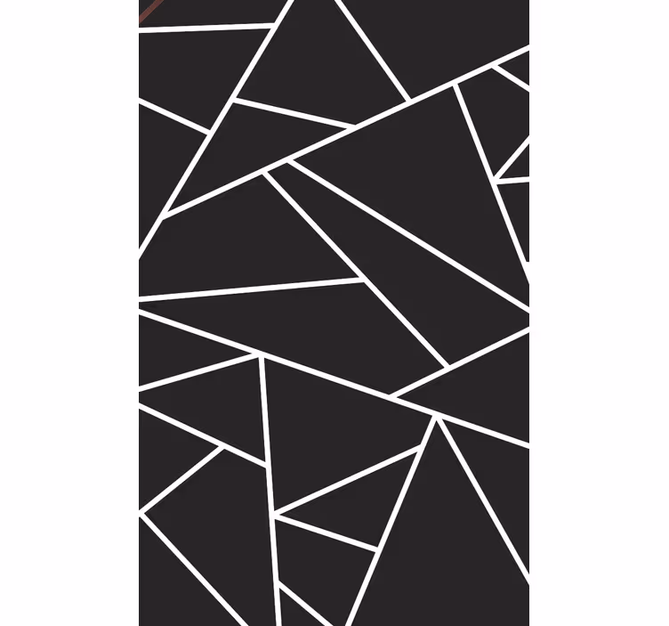 Behang geometrisch abstract hoekig arrangement - TenStickers