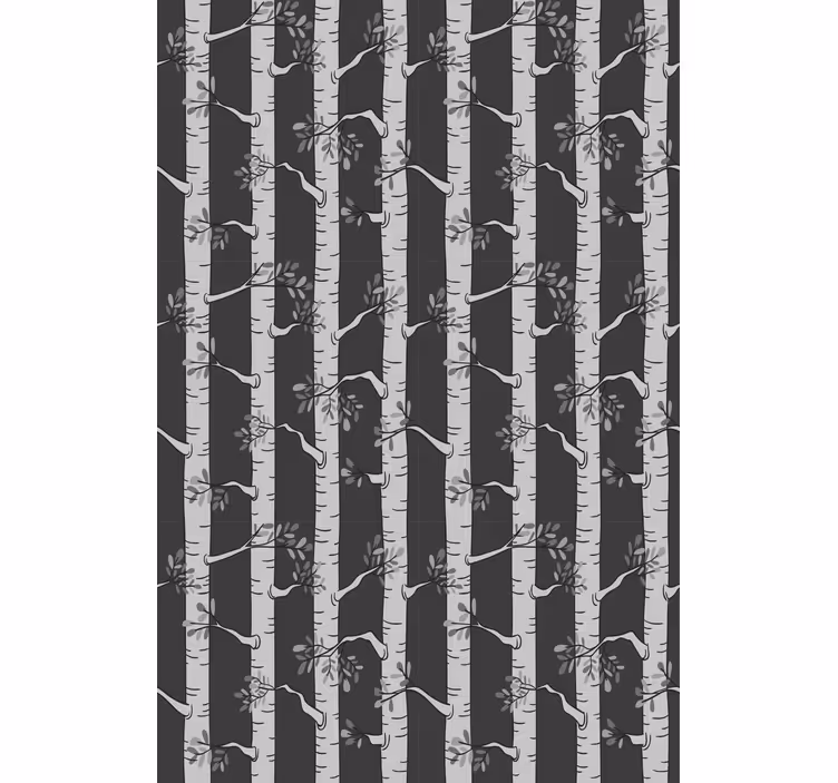 Behang boom heldere bomen in scandinavische stijl - TenStickers