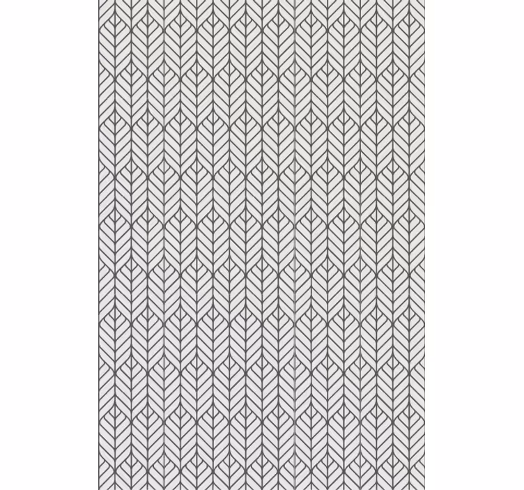 Behang kantoor elegante bladeren - TenStickers