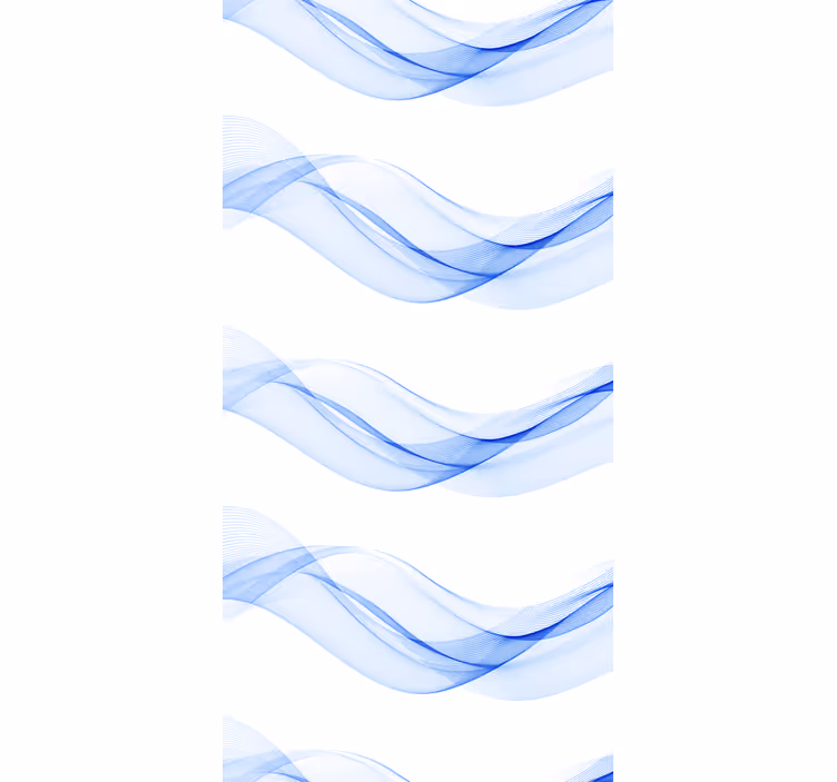 Moderne behangpapier abstract blauwe golf - TenStickers