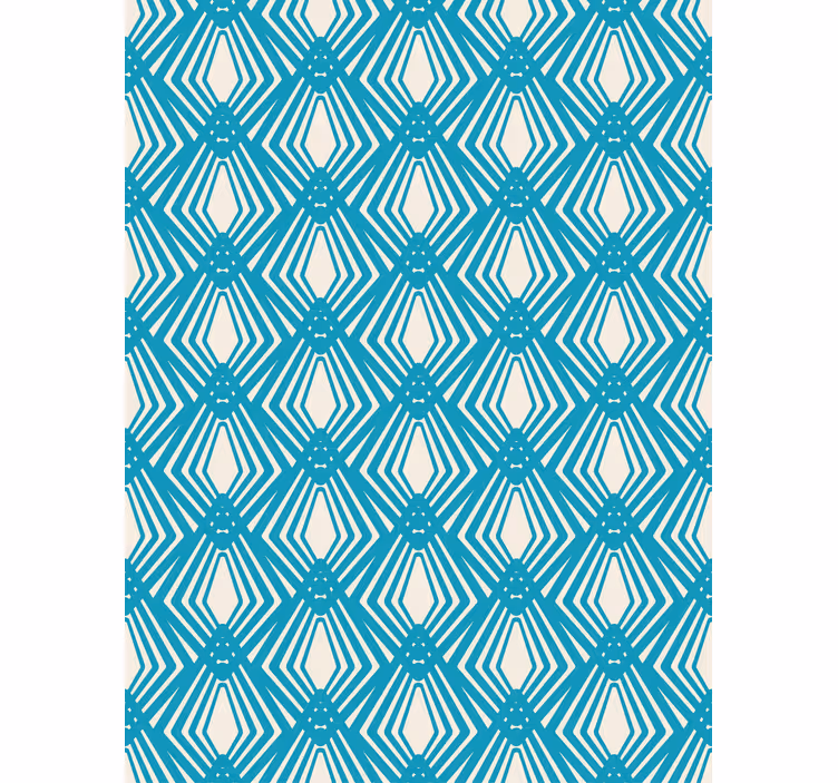 Moderne behangpapier blauw abstract minimalistisch ontwerp - TenStickers