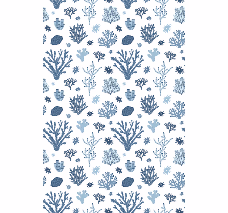Moderne behangpapier moderne koralen hampton stijl - TenStickers