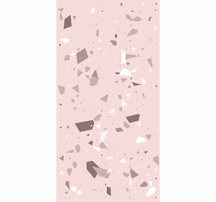 Behang keuken roze textuurvloer - TenStickers