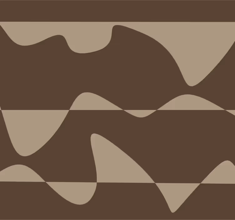 Behang keuken abstract bruin - TenStickers