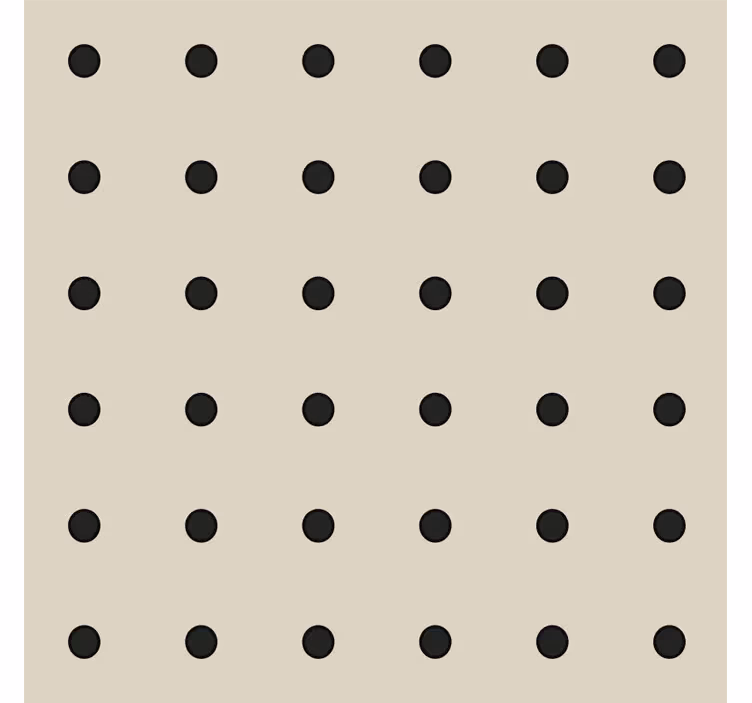 Behang keuken beige stippenpatroon - TenStickers